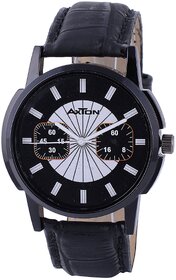 Axton Round Dial Black Resin Strap Analog Quartz Unisex Watch