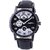 Axton Round Dial Black Resin Strap Quartz Watch For Unisex.