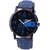Axton Unisex Round Dial Blue Resin Strap Quartz Watch