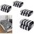 Peponi Pack of 5 Black and White Stripe Single Bed AC Fleece Blanket ( Size Single 60X90 Inch )