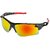 Fair-X Unisex Red UV Protection Sports Sunglasses.