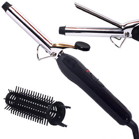 1.5 Hair Care Curler Curl Curling Iron Rod Brush Styler Straightener 40W -12.