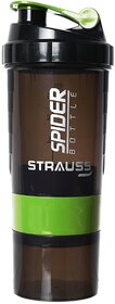 Strauss Spider Shaker Bottle 500ml (Green)