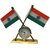 TAKSON India Flag with Clock for Table/Car/Office