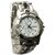 Buccino Round Dail Silver Metal StrapMens Quartz Watch For Men