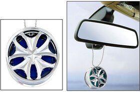 Alloy Wheel Car Hanging Air Freshener Gel Perfume For Car, Home, Office