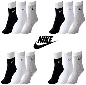 Branded Men Ankle Length Socks Combo Pack (Pack of 12 Pairs)