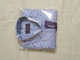 Zilonis Premium Printed Party Wear/ Office Wear Cotton Shirt.