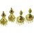 Aarsh Traditional Gold Alloy Jhumki Earrings For Women and girl