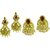 Aarsh Traditional Gold Alloy Jhumki Earrings For Women and girl