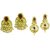 Aarsh Traditional Gold Alloy Jhumki Earrings For Women and girl
