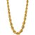 Xoonic's Gold Plated Rope Chain 3mm Thick / 20 Inch Long Rope Chain