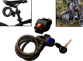 Kudos Bike Lock For Bike Cycle Helmet With Mounting Bracket