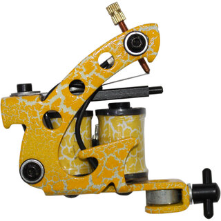 MUMBAI TATTOO G COIL MACHINE YELLOW (PACK OF 1)