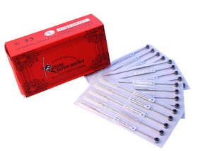 MUMBAI TATTOO NEEDLES 5RL  ROUND LINER, STACK LINER WITH NIPPLE RED  BOX (PACK OF 50).