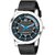 Hrv Men'S Round Dial Black Strap Analog Watch