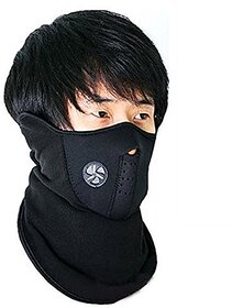 love4ride (Generic/Unbranded) Neoprene Half Face Bike Riding Mask Black (Set Of 1)