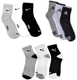 Branded Men Ankle Length Socks (pair of 9 )