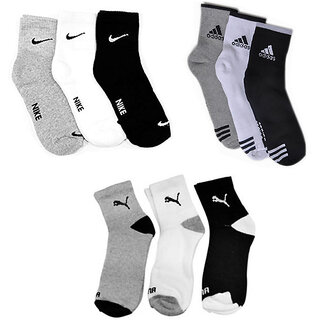Branded Men Ankle Length Socks (pair of 9 )