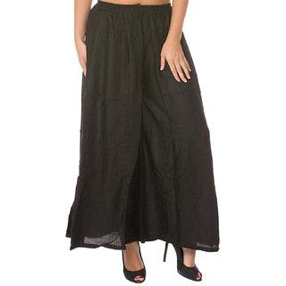 Causal dailty wear palazzo pant in black @249