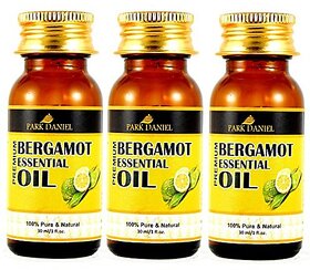 Park Daniel Pure and Natural Bergamot Essential oil Combo pack of 3 Bottles of 30 ml(90 ml)