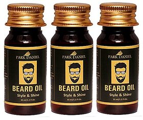 Park Daniel Organic Beard Oil combo pack of 3 No.35 ml Bottles(105 ml)