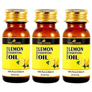 Park Daniel Pure and Natural Lemon Essential oil Combo pack of 3 Bottles of 30 ml(90 ml)
