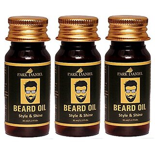 Park Daniel Premium Beard Oil combo pack of 3 No.35 ml Bottles(105 ml)