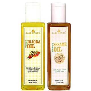 Park Daniel Premium Jojoba oil and Sesame oil combo pack of 2 bottles of 100 ml(200 ml)