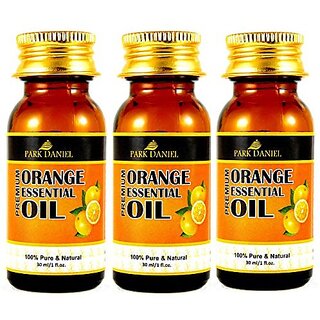 Park Daniel Pure and Natural Orange Essential oil Combo pack of 3 Bottles of 30 ml(90 ml)