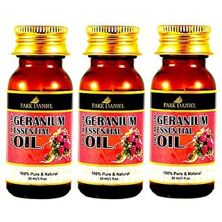 Park Daniel Pure And Natural Geranium Essential Oil Combo Pack Of 3 Bottles