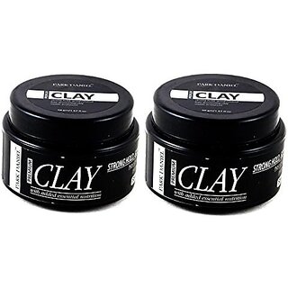 Park Daniel Strong Hold Hair Grooming Clay Combo Of 2 Bottles Of 50 Gm100 G