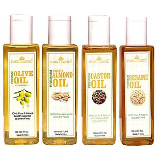 Park Daniel Premium Castor Oil Olive Oil And Sesame Oil And Sweet Almond Oi