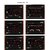 Ajanta OLC 105 Digital Wall Clock Pack of -6