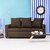 Fab Home Taupo Sofa Set Chocolate Brown