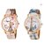 Women Wrist Watch combo Of 2 Pic (Paris Eiffel Tower Pink  Blue ) By 5star