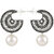 Asmitta Jewellery Silver Plated Silver Zinc Dangle Earrings For Women