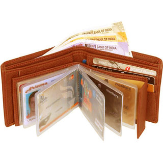 Eaglebuzz Tan Leather Wallet (E17)