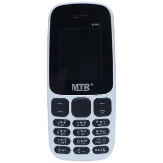 MTR MT 105 (Dual SIm, 1.8 Inch Display, 800 Mah Battery, White).