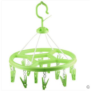 Right traders multicolor 15 clip Plastics Hanger