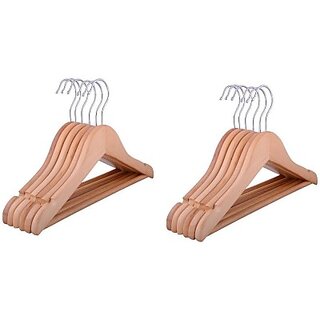 Right traders Wooden Hanger Set Of 30