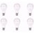 Nipser Premium 9 Watt 900 Lumens Bright  LED Bulb ( Set of 6)