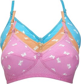 Sparkle    Women's T-Shirt Non Padded Bra  (Multicolor)