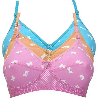 Sparkle    Women's T-Shirt Non Padded Bra  (Multicolor)