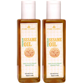 Park Daniel Premium Virgin Sesame oil combo pack of 2 bottles of 100 ml(200 ml)