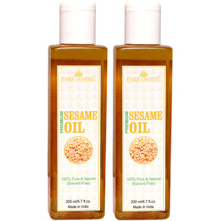 Park Daniel Premium Virgin Sesame Oil Combo Pack Of 2 Bottles Of 200 Ml400