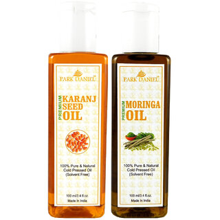 Park Daniel Premium Karanj Oil And Moringa Oil Combo Of 2 Bottles Of 100 Ml