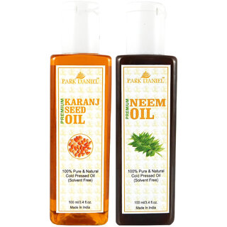 Park Daniel Premium Karanj Oil And Neem Oil Combo Of 2 Bottles Of 100 Ml 20