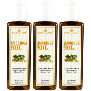 Park Daniel Premium Moringa oil combo of 3 bottles of 100 ml (300 ml)