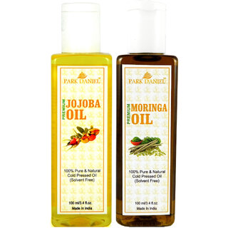 Park Daniel Premium Moringa oil and Jojoba oil combo of 2 bottles of 100 ml (200ml)